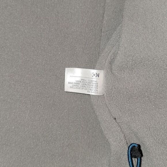 Old Navy 24 Lined Rain Jacket Coat with Folding Packable Hood L 10-12 ~ NWOT - Picture 4 of 9